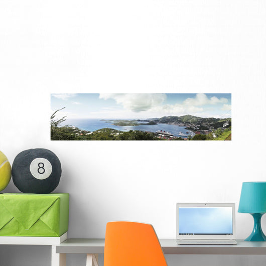 St Thomas Aerial Wall Mural