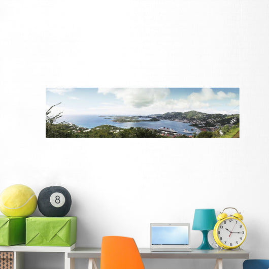 St Thomas Aerial Wall Mural