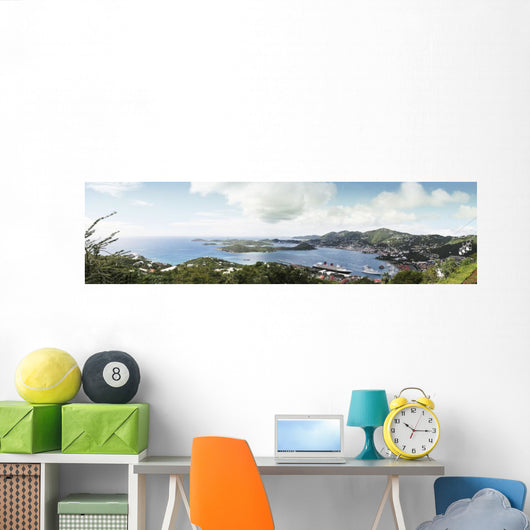 St Thomas Aerial Wall Mural