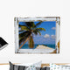 Tropical Paradise Old Frame Wall Mural