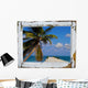 Tropical Paradise Old Frame Wall Mural