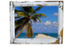Tropical Paradise Old Frame Wall Mural