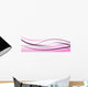 Valentines Day Wave Background Wall Decal