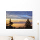 Sunrise Through Morning Fog Wall Mural
