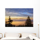 Sunrise Through Morning Fog Wall Mural