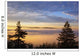 Sunrise Through Morning Fog Wall Mural