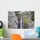 Snow Adds Beauty To Latourell Falls Wall Mural