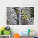 Snow Adds Beauty To Latourell Falls Wall Mural