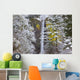 Snow Adds Beauty To Latourell Falls Wall Mural