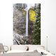 Snow Adds Beauty To Latourell Falls Wall Mural