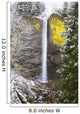 Snow Adds Beauty To Latourell Falls Wall Mural
