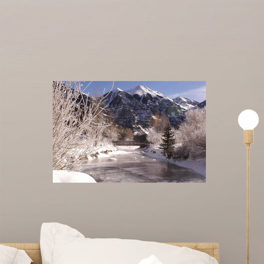 Snow Covered Mountains Telluride Wall Decal