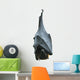 Hanging Vampire Bat Halloween Wall Decal