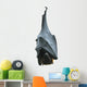 Hanging Vampire Bat Halloween Wall Decal