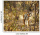 Tiger in the undergrowth at Ranthambore Park Rajasthan India Wall Mural