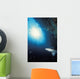 Grey nurse shark turning away from reef wall Wall Mural