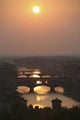 River Arno and famous bridge Ponte Vecchio, the oldest Wall Mural