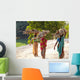 Group of women carrying firewood near Bijaipur2 Rajasthan India Wall Mural