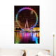 Big Wheel Aka London Eye Wall Mural