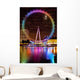 Big Wheel Aka London Eye Wall Mural