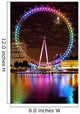 Big Wheel Aka London Eye Wall Mural