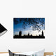 Houses Of Parliament Silhouette, London, Uk Wall Mural