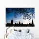 Houses Of Parliament Silhouette, London, Uk Wall Mural