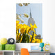 Views Of The Empire State Building And Flowers In Springtime Wall Mural