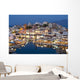 Greece, Crete, View of Lake Vouismeni and town at dusk Wall Mural