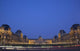 France, Louvre Museum at dusk Wall Mural