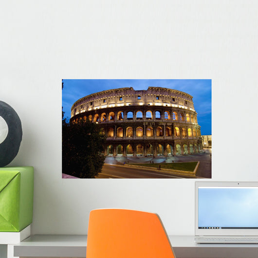 Europe, Italy, Rome, Colosseum Dusk Wall Mural