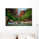 River in Zion Canyon Wall Mural