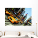 New York City Taxi, Times Square Wall Mural