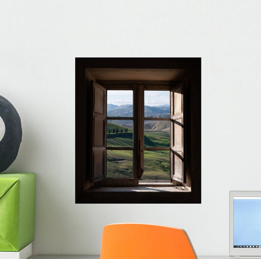 Landscape Trough the Window Wall Mural