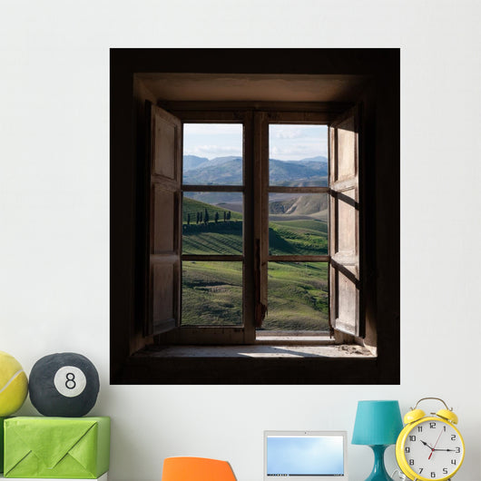 Landscape Trough the Window Wall Mural