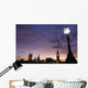 Sunset Behind Big Ben And The Houses Of Parliament, Wall Mural