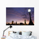 Sunset Behind Big Ben And The Houses Of Parliament, Wall Mural