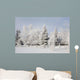 Trees Covered With Snow And Frost Wall Mural