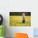 18-Month-Old Boy In Dandelion Field Wall Mural