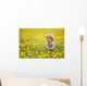 18-Month-Old Boy In Dandelion Field Wall Mural