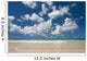 Yacht In The Distance Off The West Coast Of Barbados Wall Mural
