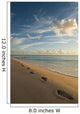 Footsteps On Brighton Beach At Dusk, Barbados Wall Mural