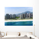 Aerial view Barra da Tijuca beach Rio de Janeiro Wall Mural