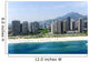 Aerial view Barra da Tijuca beach Rio de Janeiro Wall Mural