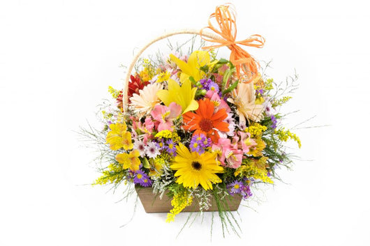 Flower basket Wall Decal