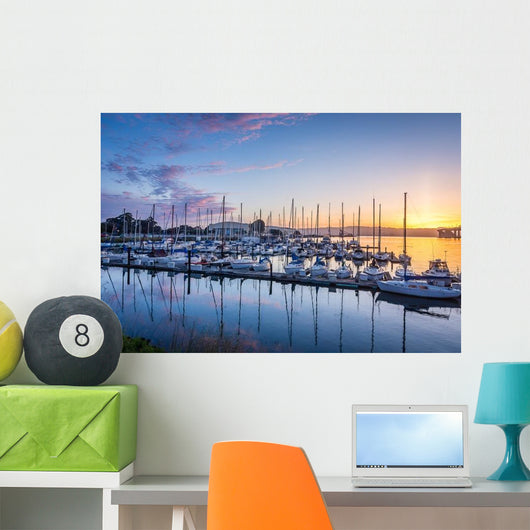 Treasure Island Marina Wall Decal
