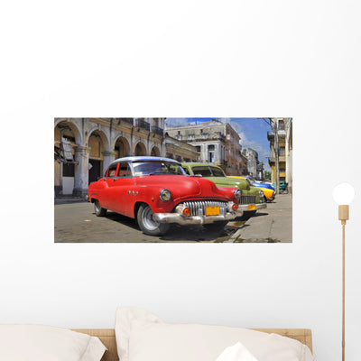 Havana Street with Colorful Wall Mural shown on a wall