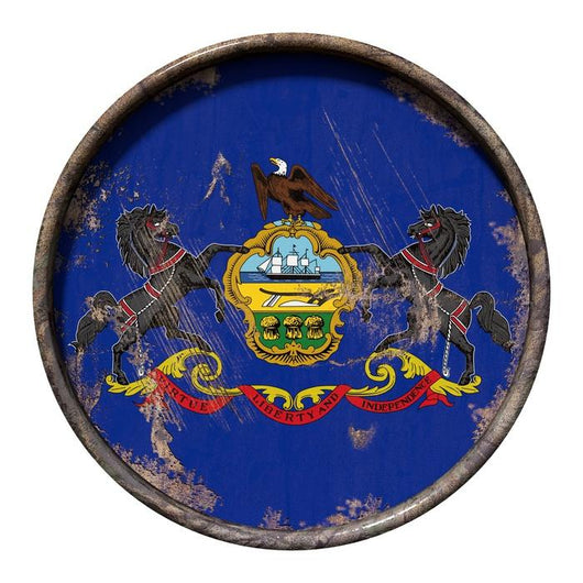 Old Pennsylvania Flag Wall Decal