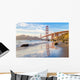 Golden Gate Bridge Sunset Wall Decal