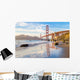 Golden Gate Bridge Sunset Wall Decal